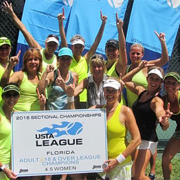 Orlando Surges, Winning 2 Titles at USTA Florida League 18 & Over Tennis Sectionals