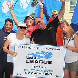 St. Pete, Weston Win at USTA Florida Mixed 18 & Over 7.0/9.0 Sectionals Tennis