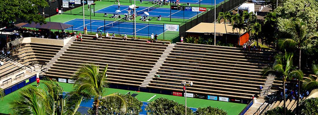 Stadium court at the Royal Lahaina Resort