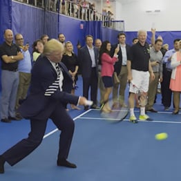 Friday Tennis Blog: Trump on Tennis; Bid on Tremendous Trips, Items for Charity