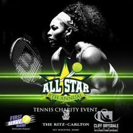 Serena, Sock Lead All-Star Line-Up Set for Miami Tennis Fundraiser in March