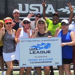 4 in a Row for Pinellas at USTA Florida Mixed 40 & Over Tennis Sectionals