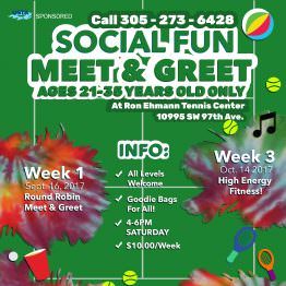 Miami to Host 4-Week ‘Social Fun Meet & Greet’ Tennis for Ages 21-35