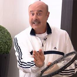 Dr. Phil’s Psychological Tennis Tips; Chris Evert Charity Event