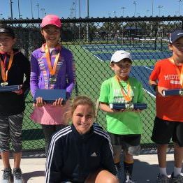 10-Under Tennis ‘All Tricks No Treats’ Team Wins Inaugural Florida State Orange Ball Trophy