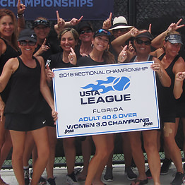 Leon Defends Title at USTA Florida 40 & Over 3.0/4.0 League Tennis Sectionals