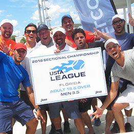Jacksonville Wins 3 of 5 Titles at USTA Florida 18 & Over Tennis Sectionals