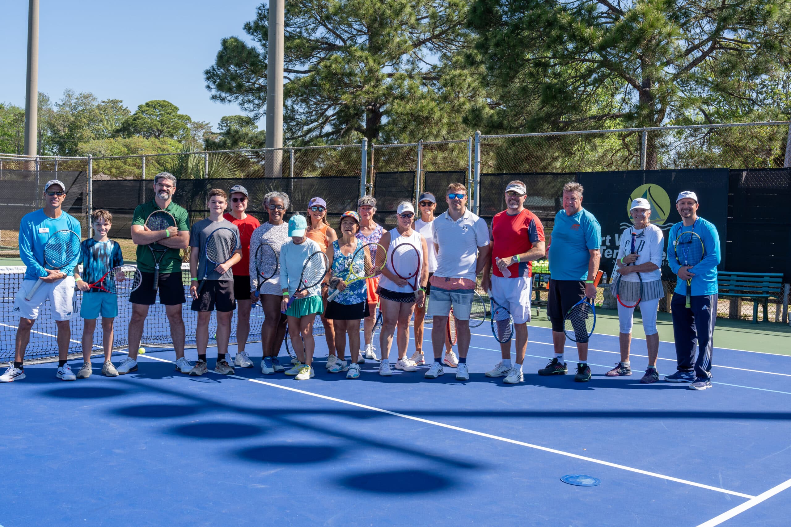 USTA Florida Celebrates 0,600 Court Renovation at Fort Walton Beach Tennis Center