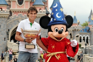 Rafael Nadal during happier times